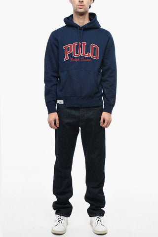 Fleece Cotton Blend Logoed Hoddie