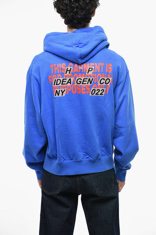 PROMO ONLY Hoodie Sweatshirt with Embossed Lettering