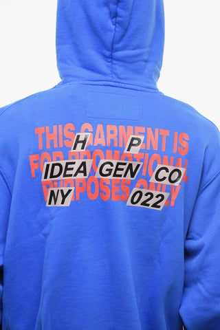 PROMO ONLY Hoodie Sweatshirt with Embossed Lettering