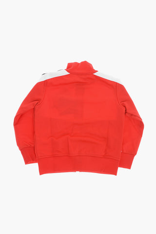 Full Zip Sweatshirt with Contrasting Side Band