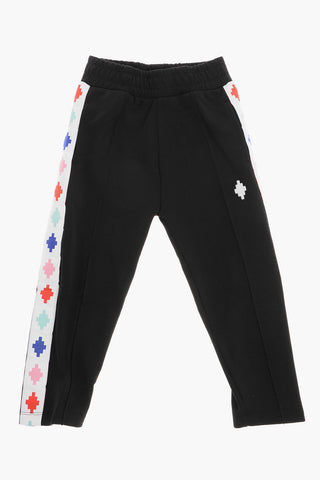 Pantaloni Track a 3 Tasche con Banda Laterale Logata