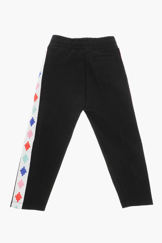 Pantaloni Track a 3 Tasche con Banda Laterale Logata