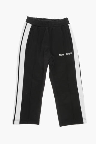 2-Pocket Track Pants with Contrasting Side Band