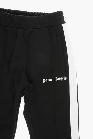 2-Pocket Track Pants with Contrasting Side Band