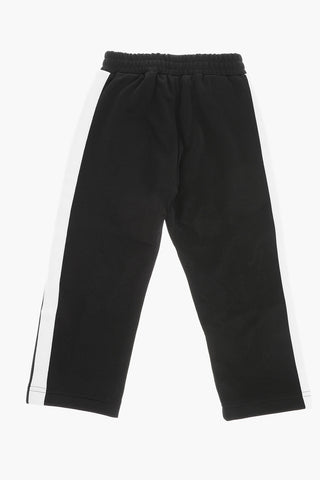 2-Pocket Track Pants with Contrasting Side Band