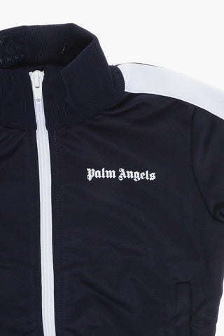 Track Sweatshirt with Contrast Side Bands