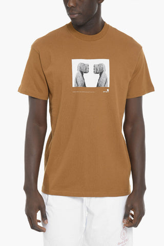 Front Printed Crew-neck T-Shirt