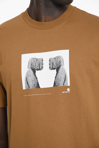 Front Printed Crew-neck T-Shirt