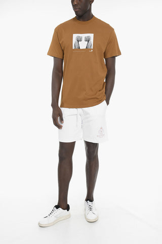 Front Printed Crew-neck T-Shirt