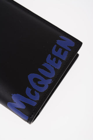 Portafoglio in Pelle con Maxi Stampa Logo