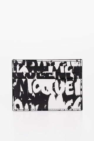 Portacarte in Pelle con Logo All-Over