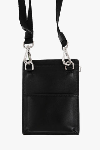 Leather Card Holder with Removable Shoulder Strap