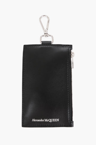 Portacarte in Pelle con Logo Stampato