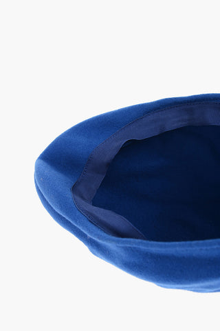 SHIRT Solid Color Wool Flat Cap