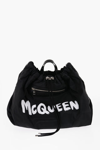 Nylon Weekend Bag with Logo