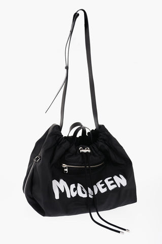 Nylon Weekend Bag with Logo
