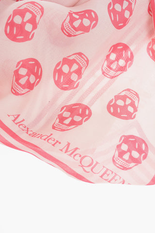 All-Over Skulls Printed Foulard