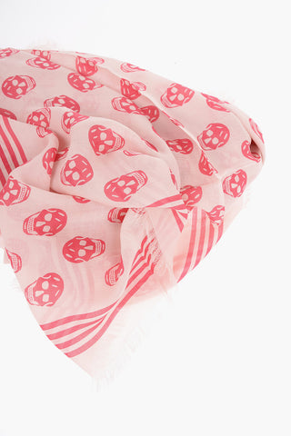 All-Over Skulls Printed Foulard