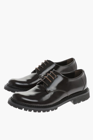 ID Carrion Sole Leather Derby Shoes