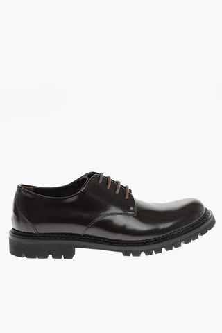 ID Carrion Sole Leather Derby Shoes