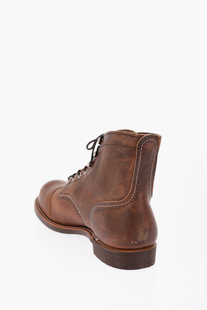 Leather Derby Ankle Boots