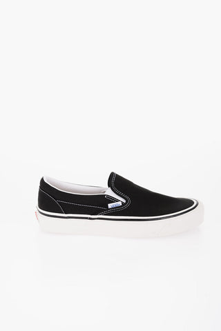 ANAHEIM FACTORY Cotton CLASSIC 6 Slip-On Sneakers with Contrast Sole