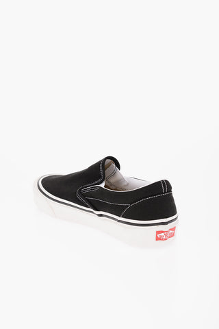ANAHEIM FACTORY Cotton CLASSIC 6 Slip-On Sneakers with Contrast Sole