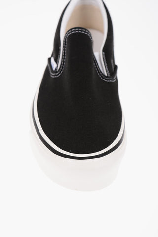 ANAHEIM FACTORY Cotton CLASSIC 6 Slip-On Sneakers with Contrast Sole