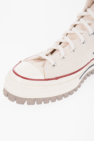 LIMITED EDITION ALL STAR CHUCK TAYLOR 70 Canvas High-Top Sneakers with Tank Sole