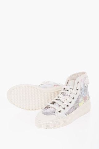 PARLEY Abstract Printed NIZZA High-Top Sneakers with High Sole