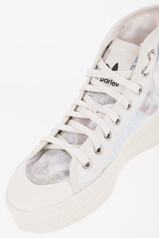 PARLEY Abstract Printed NIZZA High-Top Sneakers with High Sole