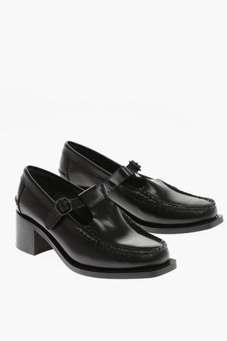 Leather ALBER Loafer with Penny Toe and Buckle 4,5 cm