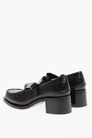 Leather ALBER Loafer with Penny Toe and Buckle 4,5 cm