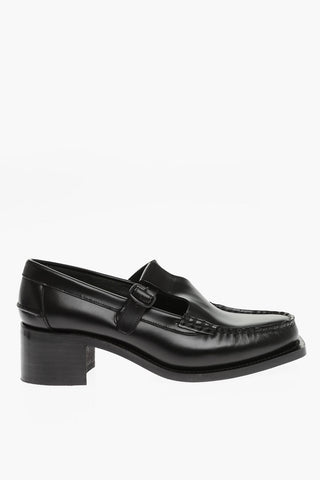 Leather ALBER Loafer with Penny Toe and Buckle 4,5 cm
