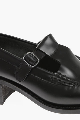 Leather ALBER Loafer with Penny Toe and Buckle 4,5 cm