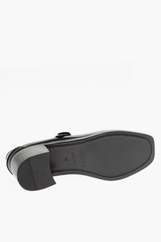 Leather ALBER Loafer with Penny Toe and Buckle 4,5 cm