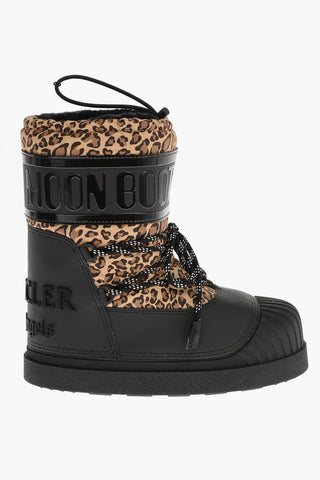 MOON BOOT Stivaletti da Neve con Logo e Dettagli Animalier