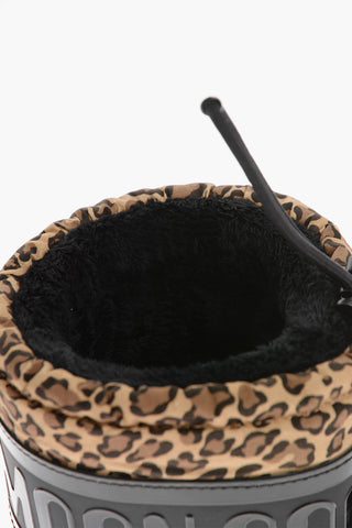 MOON BOOT Stivaletti da Neve con Logo e Dettagli Animalier