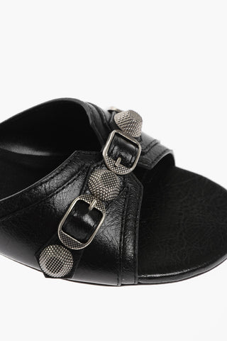 Sliders in Pelle CAGOLE con Dettagli Fibbie