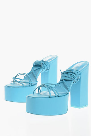 Platform Mules MALENA with Gladiator Fastening 12cm