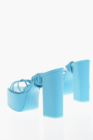 Platform Mules MALENA with Gladiator Fastening 12cm
