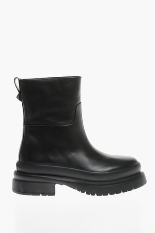 Stivali Bassi ROMAN STUD con Maxi Borchia sul Retro