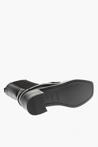Chelsea Leather Booties ALDA with Penny Toe