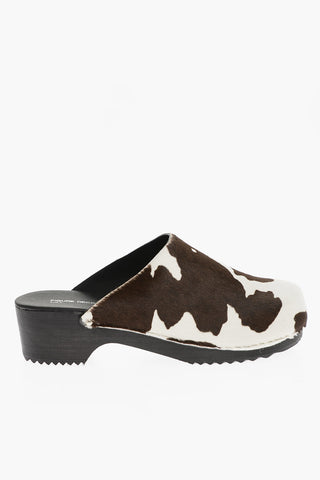 Mules in Cavallino con Motivo Mucca