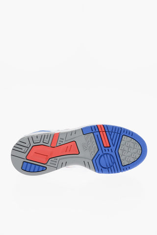 Sneakers in Pelle ILLUSION con Dettagli a Contrasto
