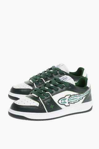 Leather ROCKET Sneakers With Patch