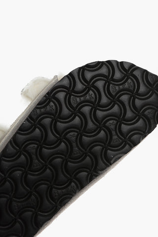 Suede ARIZONA SHEARLING Sandals with Fur Lining