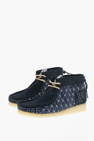 ORIGINALS Suede WALLABEE Loafers with Embroidered Detail