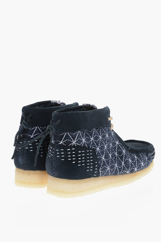 ORIGINALS Suede WALLABEE Loafers with Embroidered Detail