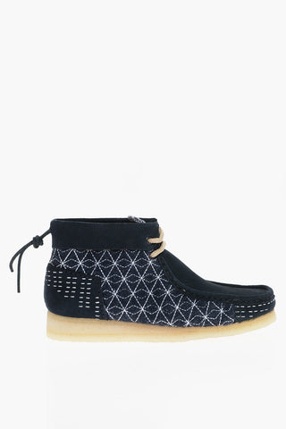 ORIGINALS Suede WALLABEE Loafers with Embroidered Detail